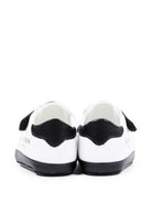 Sneakers per neonati Balmain Kids bianche e nere con logo sul davanti BZ0336 Y0051 100NE BALMAIN KIDS 