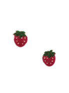 Fermagli per bambina Konges Sløjd rossi a forma di fragole KS103650 STRAWBERRY KONGES SLOJD KIDS 