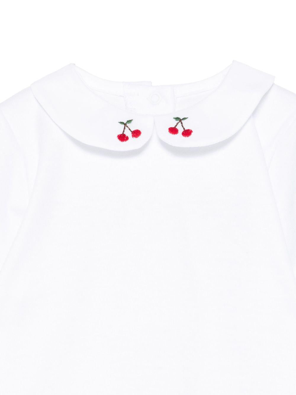 Body per neonata Mariella Ferrari bianco con stampa ciliegie CAY23 ROSSO MARIELLA FERRARI 