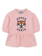 Abito per neonata Kenzo Kids rosa con stampa Tiger Head K61499 47H KENZO KIDS 