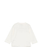 T-shirt per neonato Missoni Kids bianca con dettaglio logo a zigzag MZ8310 Z3672 102 MISSONI KIDS 