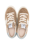 Sneakers per bambino Golden Goose Kids marrone con stelle sui lati S06BSNL00004 064 GOLDEN GOOSE KIDS 