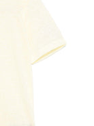 T-shirt per bambini MC2 Saint Barth Kids giallo con logo sulla manica ALE0002 00556L MC2 ST. BARTH KIDS 