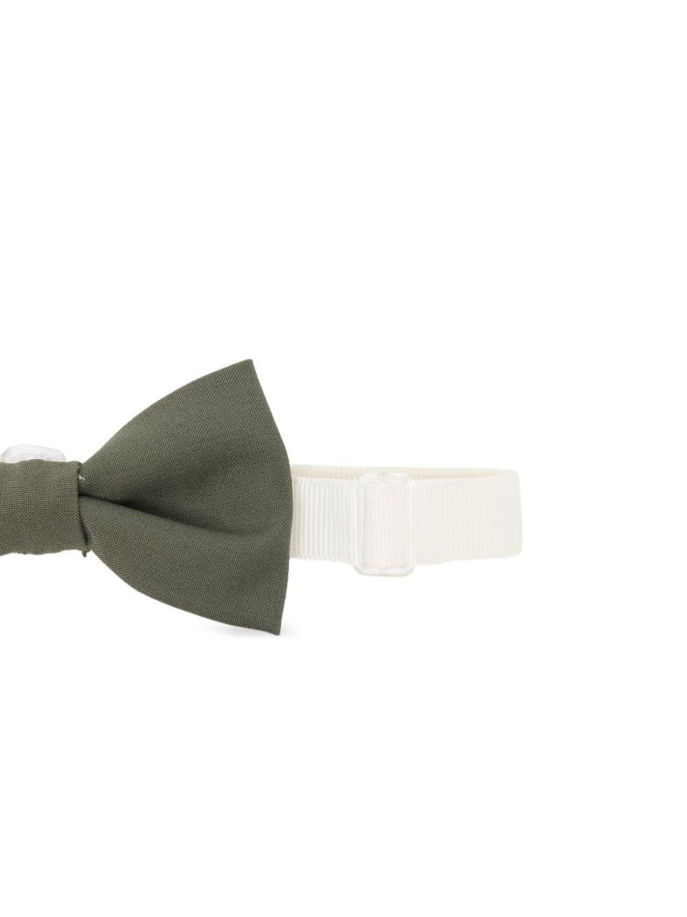 Papillon per bambino Paolo Pecora Kids verde a contrasto PP4256 OLIVA PAOLO PECORA KIDS 