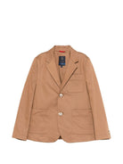 Blazer per bambino Fay Kids marrone con revers classici FY2Q14 G0215 315 FAY KIDS 