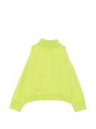 Maglione per bambina Emilio Pucci Kids verde con logo ricamato sul davanti PZ9A00 Z2362 784 EMILIO PUCCI KIDS 