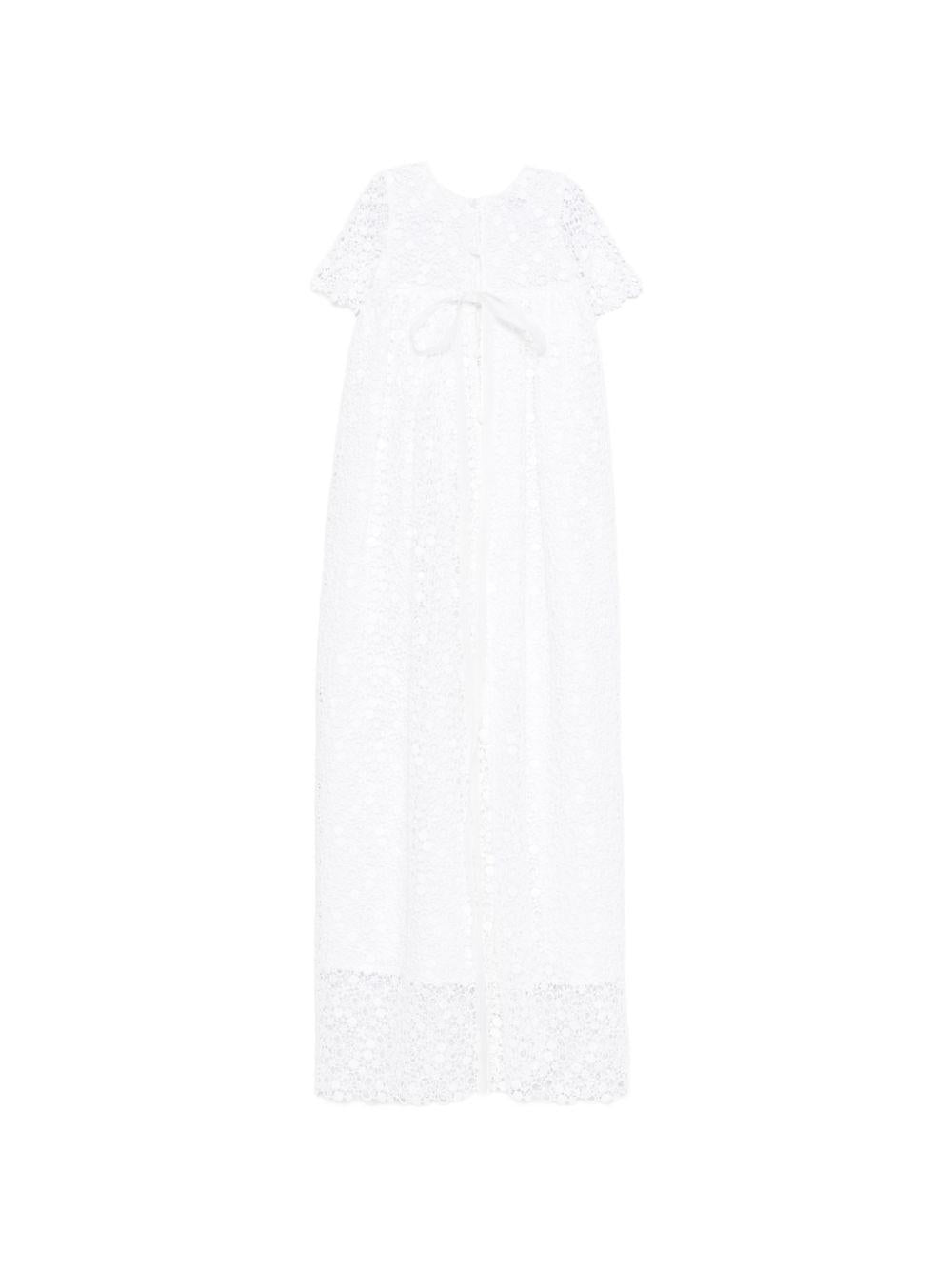 Abito battesimale per neonata Jesurum Baby bianco in pizzo FIORE 103160 193160 VAR.71 JESURUM KIDS 
