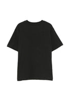 T-shirt per bambino MSGM Kids nera con stampa grafica S6MSJUTH222 MS040 MSGM KIDS 