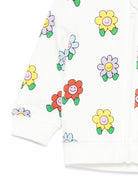 Felpa per neonata Stella McCartney Kids bianco con stampa floreale e cappuccio TX4030 Z3208 101MC STELLA McCARTNEY KIDS 