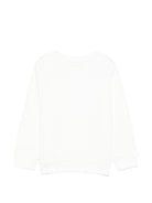 Felpa per bambina Stella McCartney Kids bianca con logo sul davanti TY4C10 Z3409 101 STELLA McCARTNEY KIDS 