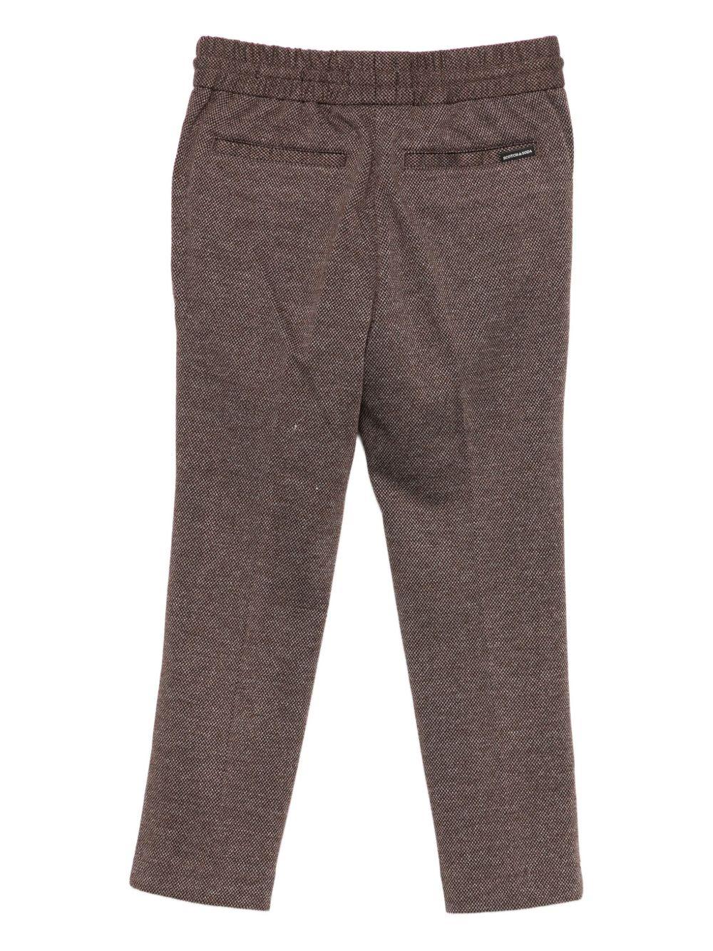 Pantaloni per bambino Scotch & Soda Kids marroni con coulisse 180610 201 SCOTCH&SODA 