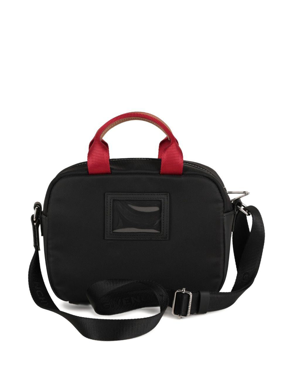 Borsa messenger per bambina Givenchy Kids nero con inserti H30907 09B GIVENCHY KIDS 