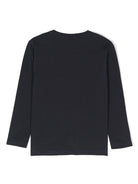T-shirt per bambino Boss Kids blu con stampa logo sul davanti J25P25 849 BOSS KIDS 