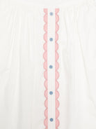 Gonna per bambina Stella McCartney Kids bianca con design a pieghe TY7A20 Z1594 100 STELLA McCARTNEY KIDS 