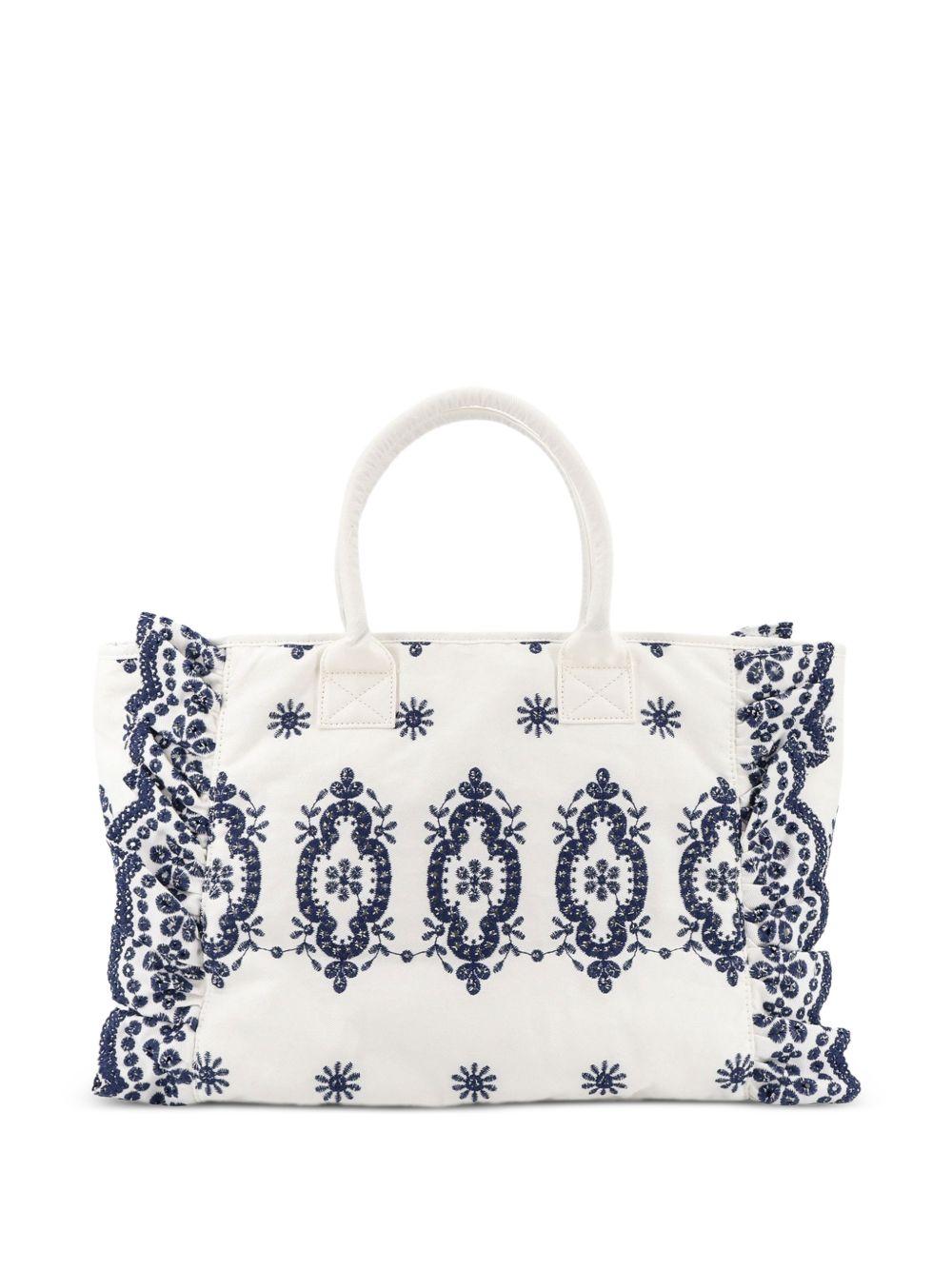 Borsa Vanity MC2 Saint barth bianca in pizzo sangallo VANI0029 02534L MC2 ST. BARTH KIDS 