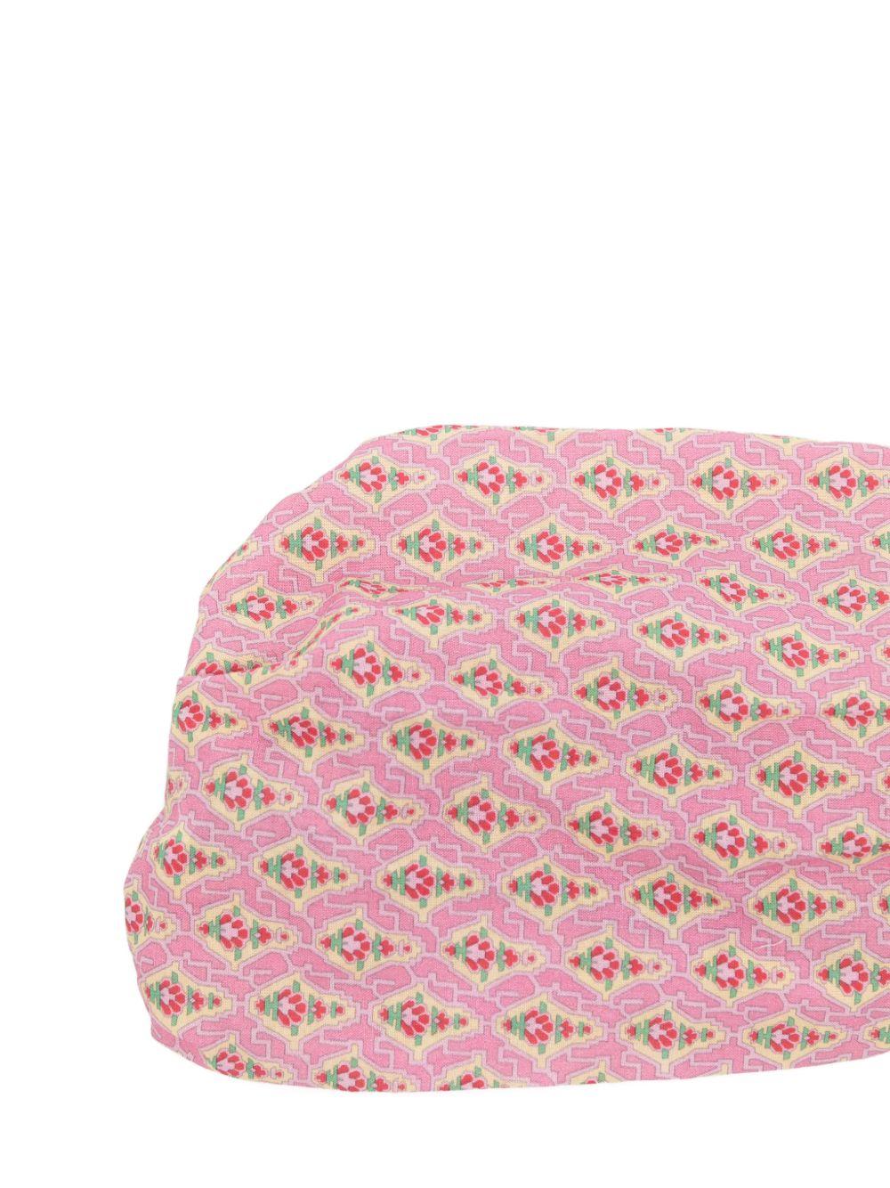 Fascia per capelli per neonata Mariella Ferrari rosa con stampa floreale CB1 037 MARIELLA FERRARI 