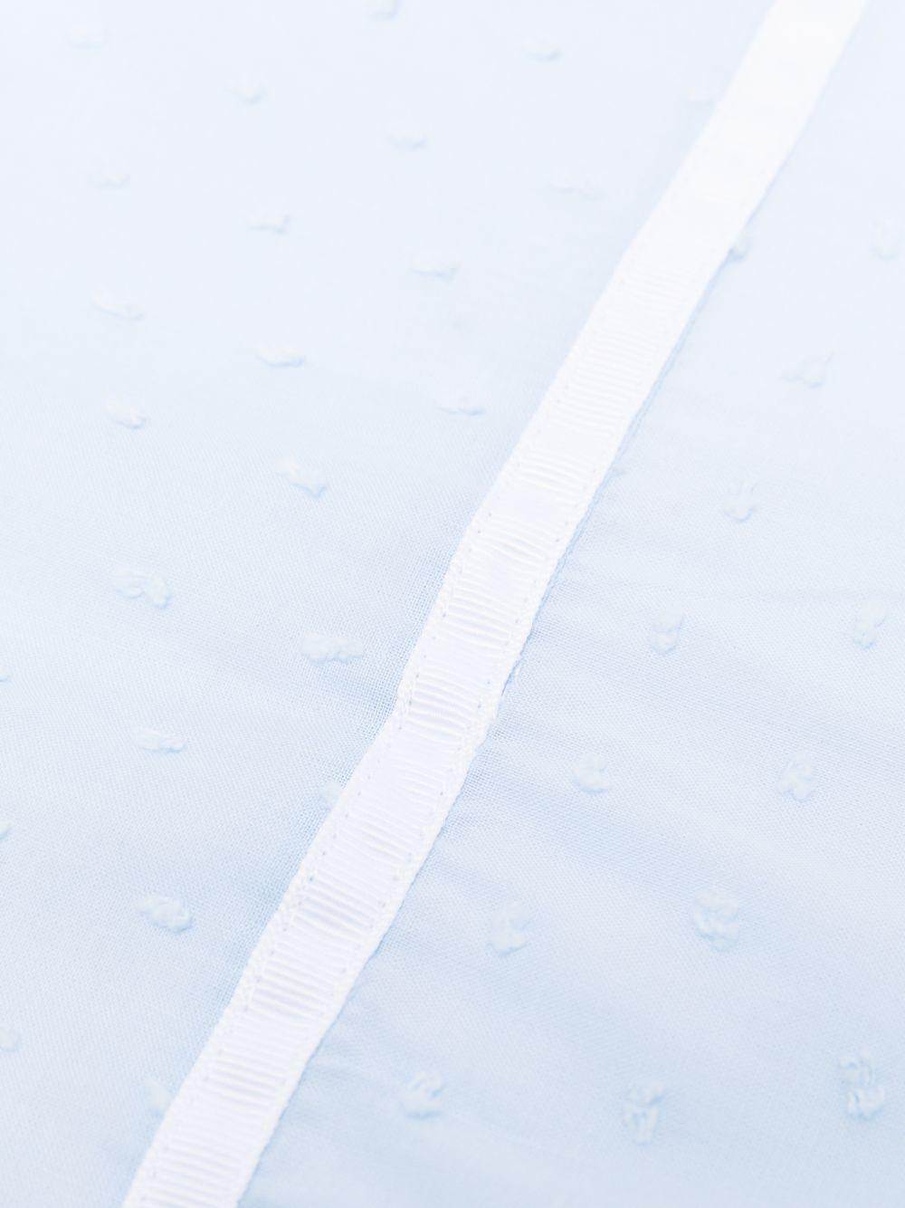 Copertina per neonato La Stupenderia azzurra con texture plumetis 2TBCO55 U39 LA STUPENDERIA KIDS 