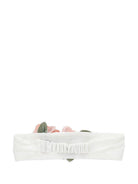 Fascia per capelli per neonata Monnalisa Kids bianca con dettaglio fiore 73H000 8201 0001 MONNALISA KIDS 