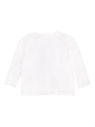 T-shirt per neonati Stella McCartney Kids bianco a maniche lunghe TX8590 Z0434 101 STELLA McCARTNEY KIDS 