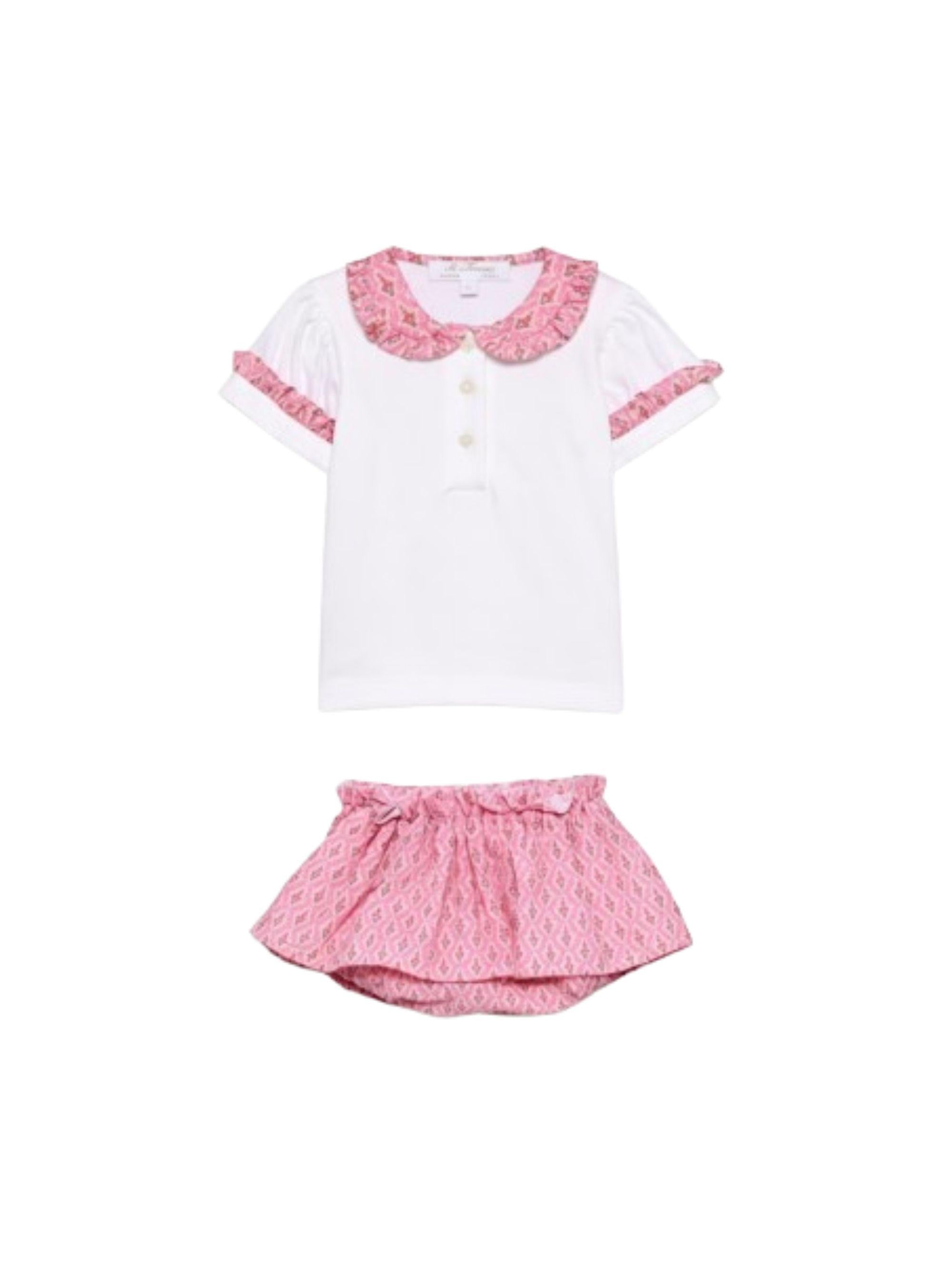 Set t-shirt e gonna per neonata Mariella Ferrari multicolore con stampa grafica floreale CAR16 PLR16 ROSA MARIELLA FERRARI 