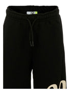Pantaloni sportivi per bambino MSGM Kids nero con stampa del logo F5MSJBFP255 110 MSGM KIDS 