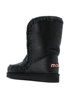 Stivali Eskimo per bambina Mou Kids neri con logo sul tallone FW101000B CBKG MOU KIDS 