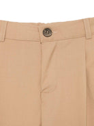Completo per bambino Paolo Pecora Kids beige con giacca doppiopetto PP3963 TERRA PAOLO PECORA KIDS 
