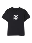 Set di due t-shirt per bambino Dkny Kids bianco e nero con stampa con logo D62544 M41 DKNY KIDS 