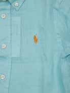 Camicia per bambino Polo Ralph Lauren Kids azzurra con motivo Polo Pony 322967600 506 Ralph Lauren kids 