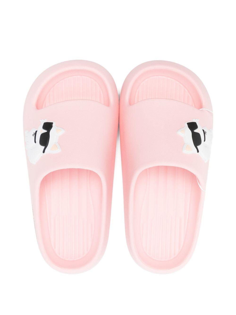 Ciabatte per bambina Karl Lagerfeld Kids rosa con plantare sagomato Z31172 46F KARL LAGERFELD KIDS 