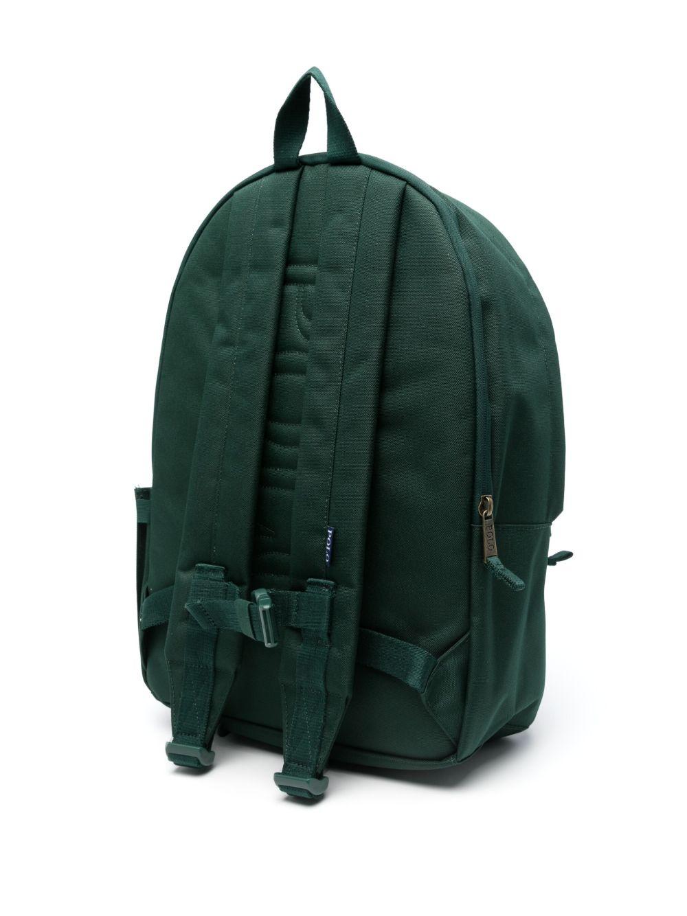 Zaino per bambini Polo Ralph Lauren Kids verde con motivo Polo Pony 9AR151 ECF Ralph Lauren kids 