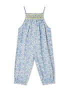 Salopette Smockee Lilisy per neonata Bonpoint blu con spalline sottili S05XPAW00003 510A BONPOINT KIDS 