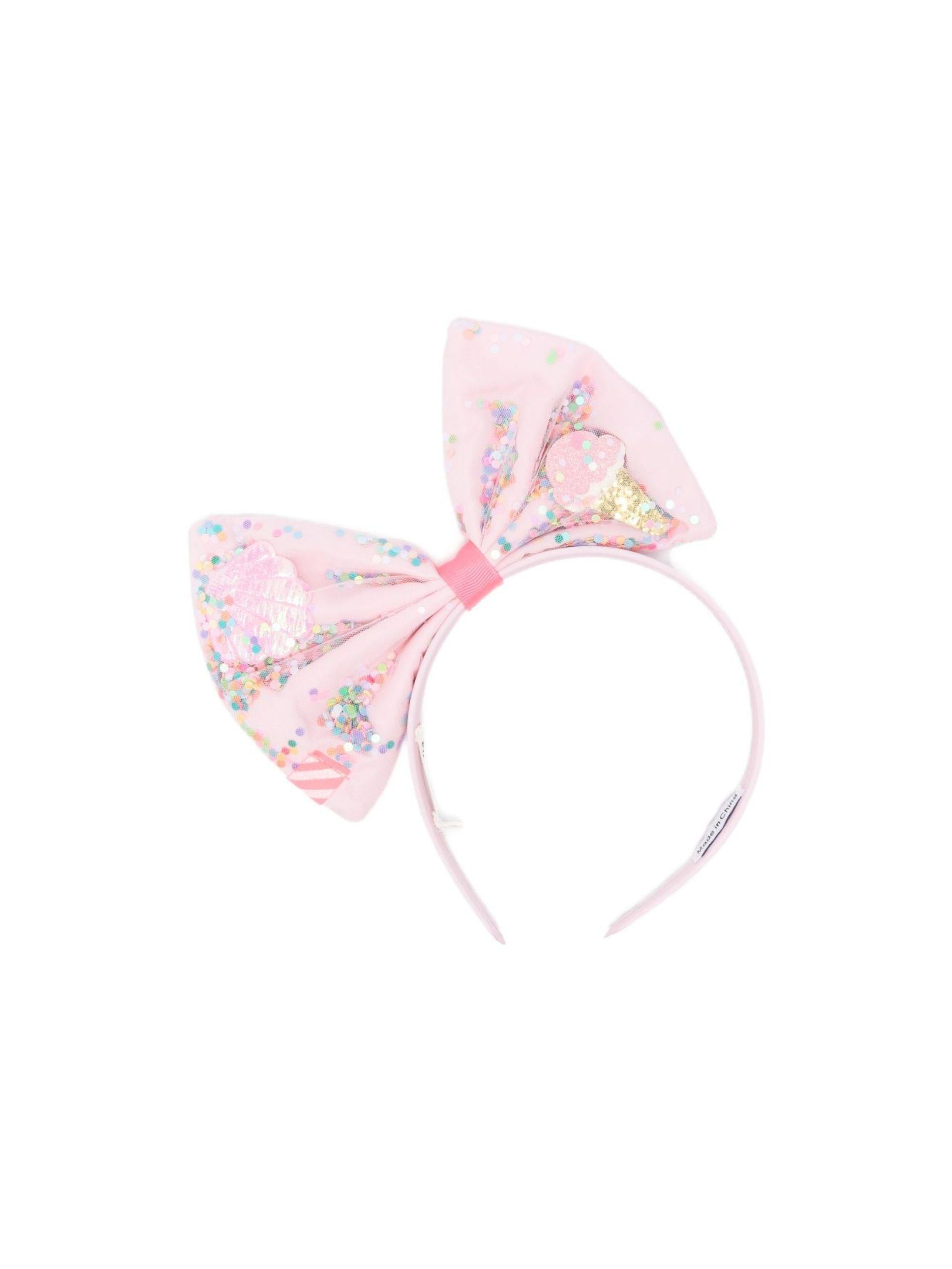 Cerchietto per bambina Billieblush rosa con dettaglio fiocco U22053 44L BILLIEBLUSH KIDS 