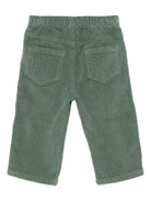 Pantaloni per neonato Il Gufo verdi con dettagli con bottoni A25GPL0021V6012 577 IL GUFO KIDS 