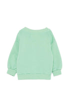 Felpa per neonati Bobo Choses verde con stampa grafica B126AB042 311 BOBO CHOSES KIDS 