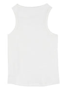 Canotta per bambina Kenzo Kids bianca con dettaglio logo K61880 117 KENZO KIDS 