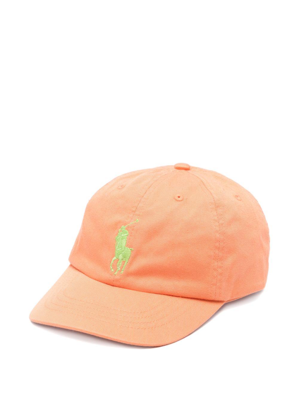 Berretto per bambino Polo Ralph Lauren Kids arancione con logo ricamato 322980965 506 Ralph Lauren kids 