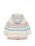 Piumino per bambino Missoni Kids multicolore con stampa a zigzag MZ2H17 N0442 960MC MISSONI KIDS 