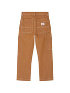 Pantaloni Gael per bambino Bonpoint marroni con toppa con logo sul retro S06BPAW00007 068A BONPOINT KIDS 