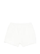 Shorts per bambina Douuod Kids bianchi con finitura in rilievo DY6B39 U0267 100 DOUUOD KIDS 