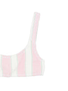 Bikini per bambina MC2 Saint Barth Kids rosa con righe verticali BAK0002 03808L MC2 ST. BARTH KIDS 