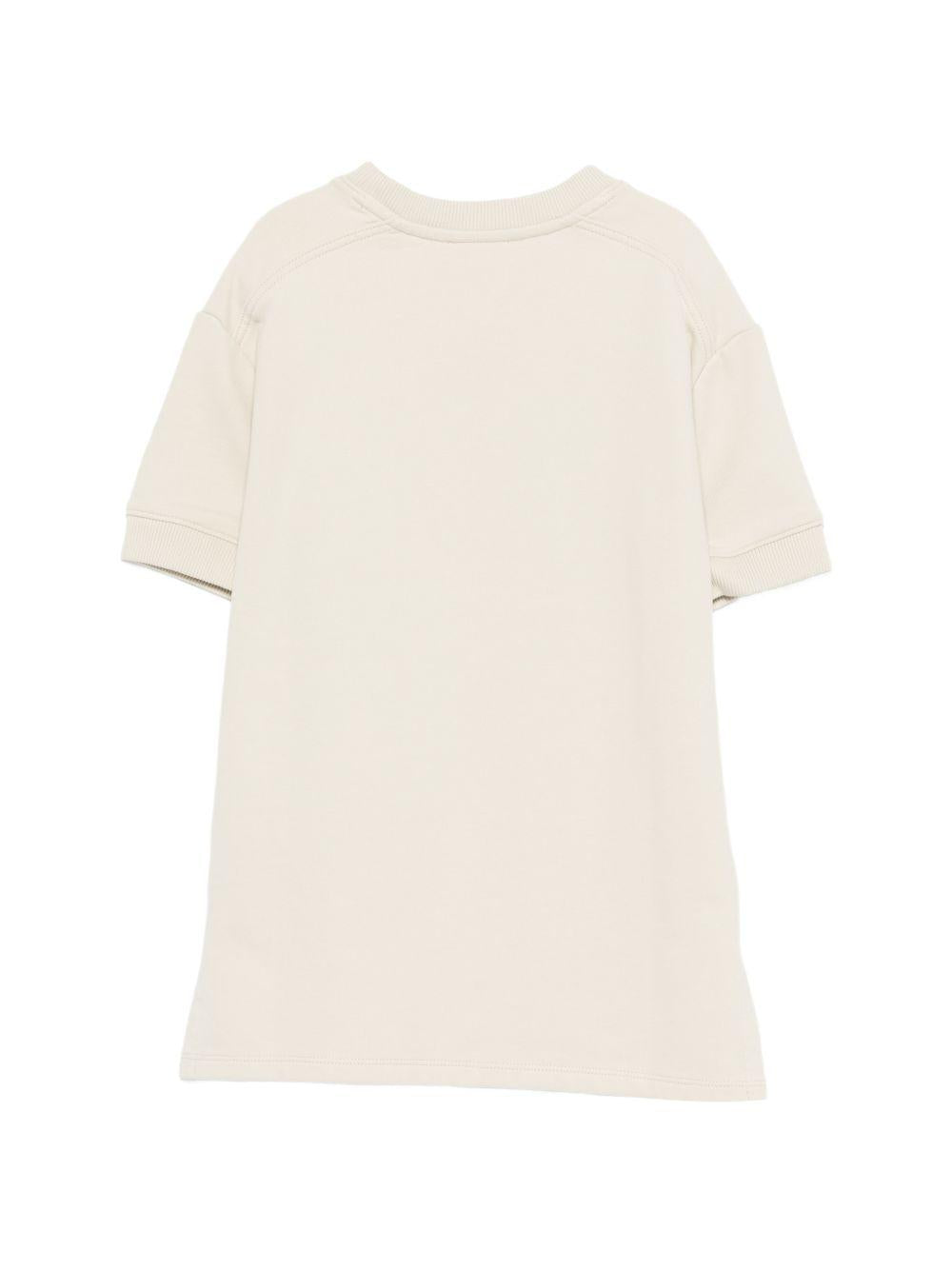 Abito per bambina Chloé Kids beige con logo sul davanti C21230 72J CHLOE' KIDS 