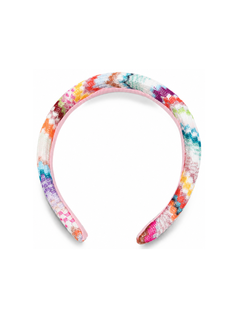 Cerchietto per bambina Missoni Kids multicolore con motivo a zigzag MZ0A04 Q0114 999 MISSONI KIDS 