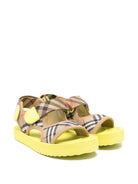 Sandali per bambino Burberry Kids beige con motivo Vintage Check 8118436 B9171 BURBERRY KIDS 