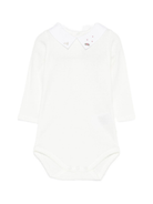 Tutina per neonati Bonpoint bianca con dettagli ricamati N05OUNK00001 002 BONPOINT 