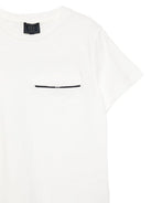 T-shirt per bambino Fay Kids bianca con taschino sul petto FY8P51 Z3708 101 FAY KIDS 