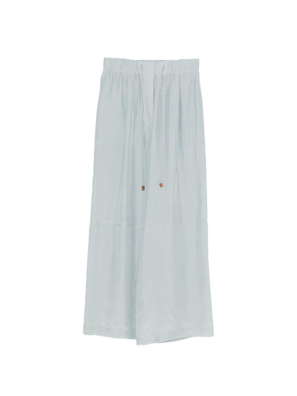 Pantaloni per donna Alysi azzurri con elastico in vita 116126 P6003 CIE ALYSI 