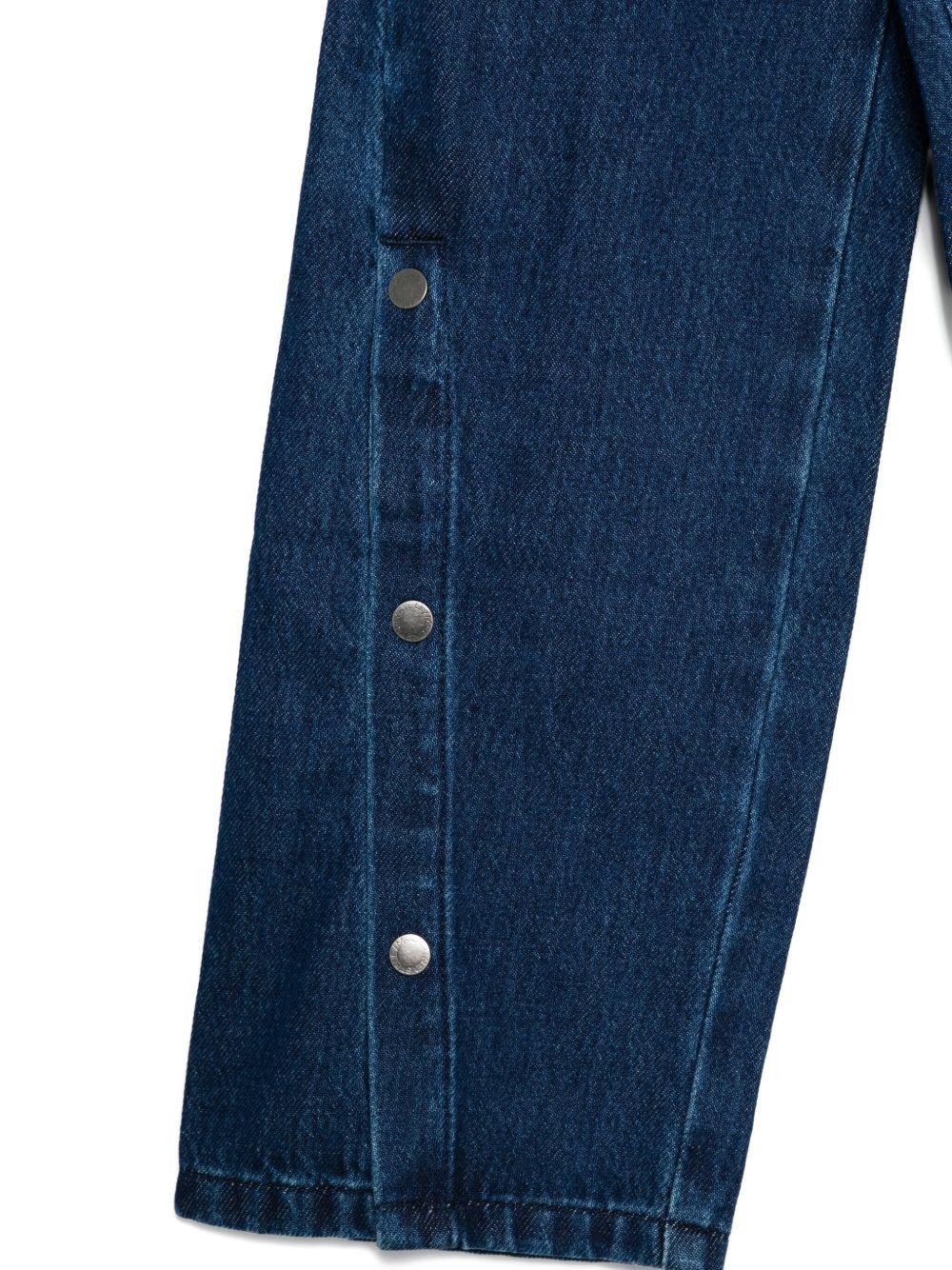 Jeans per bambina Stella McCartney Kids in denim con gamba ampia TX6E70 Z0746 635 STELLA McCARTNEY KIDS 