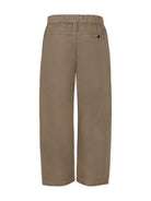 Pantaloni per bambino C.P. Company Kids marrone modello cargo con logo CUP00MLZC01 20262 C.P.COMPANY KIDS 
