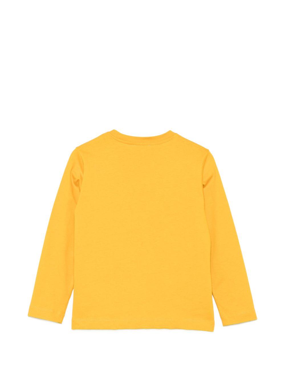 T-shirt per bambino Etro Kids gialla con dettaglio Pegaso sul davanti GZ8P40 Z3672 216 ETRO KIDS 